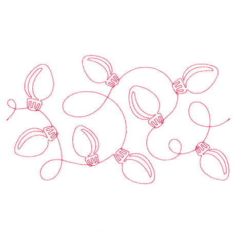 Christmas Wishes - Lights (Edge-to-Edge Quilting)