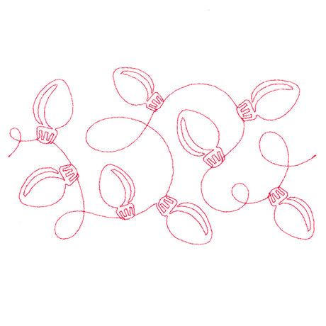 Christmas Wishes - Lights (Edge-to-Edge Quilting)