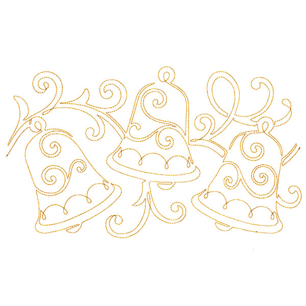 Christmas Wishes - Bells (Edge-to-Edge Quilting)