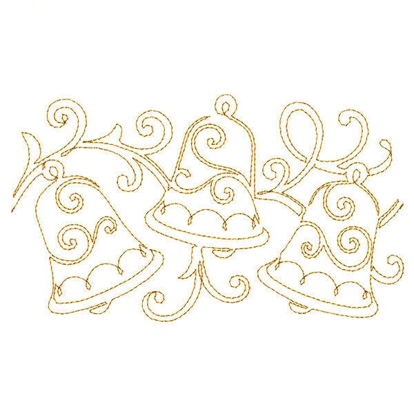 Christmas Wishes - Bells (Edge-to-Edge Quilting)