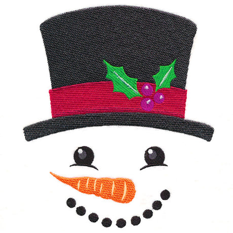 Festive Snowman Face