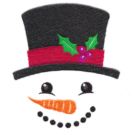 Festive Snowman Face