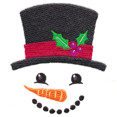 Festive Snowman Face