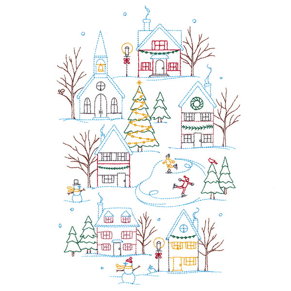 Snowy Christmas Village