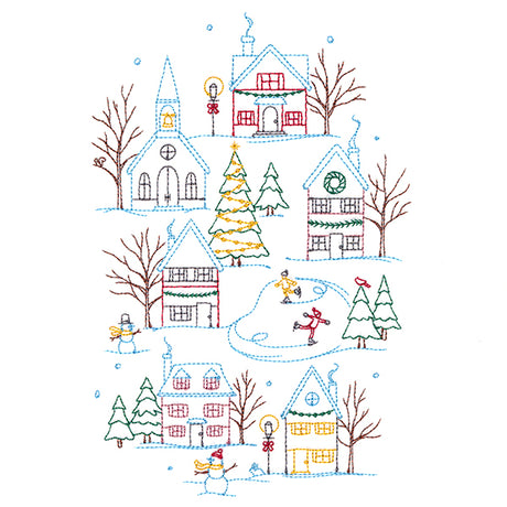 Snowy Christmas Village