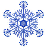 Winter Folk Art Snowflake 6