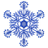 Winter Folk Art Snowflake 6