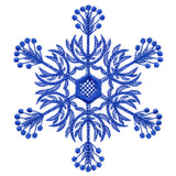 Winter Folk Art Snowflake 6