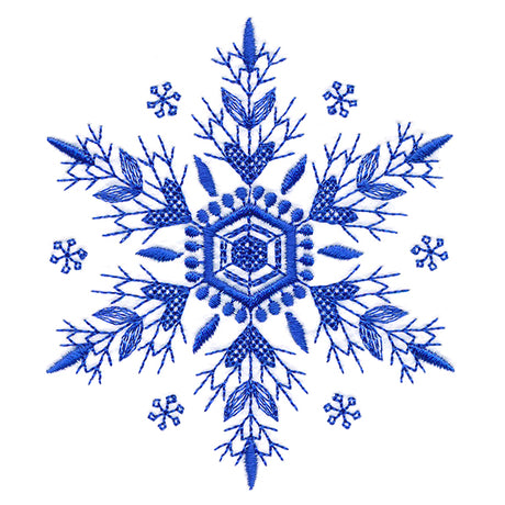Winter Folk Art Snowflake 3