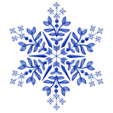 Winter Folk Art Snowflake 1