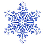 Winter Folk Art Snowflake 1