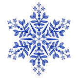 Winter Folk Art Snowflake 1