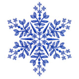 Winter Folk Art Snowflake 1