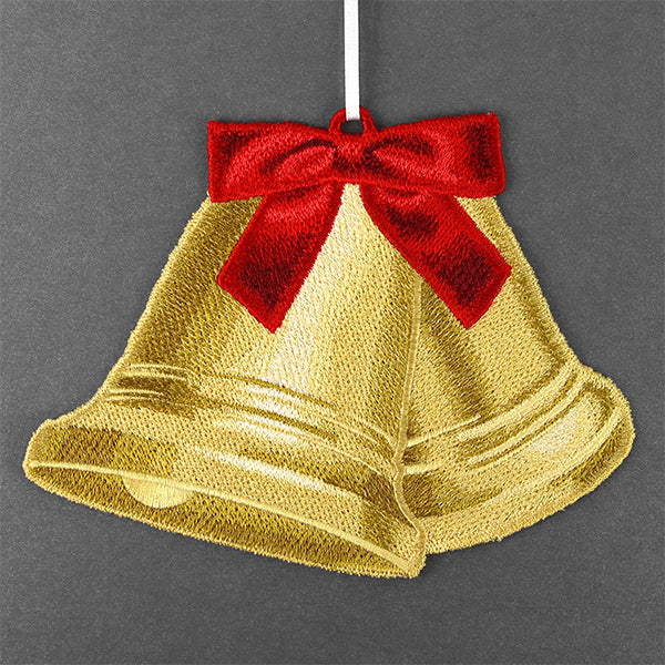 Christmas Bells Ornament (In-the-Hoop)