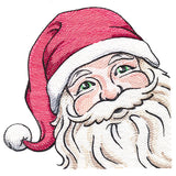Jolly Peeking Santa Claus