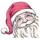 Jolly Peeking Santa Claus
