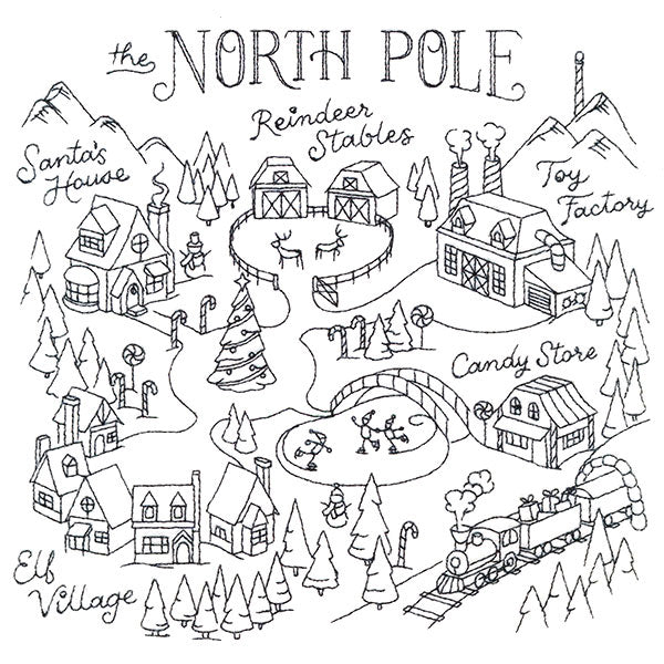 The North Pole Map