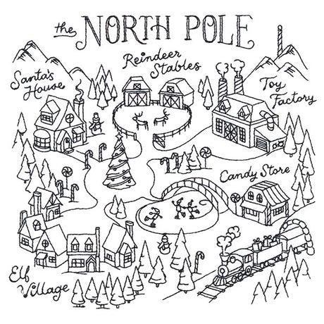 The North Pole Map