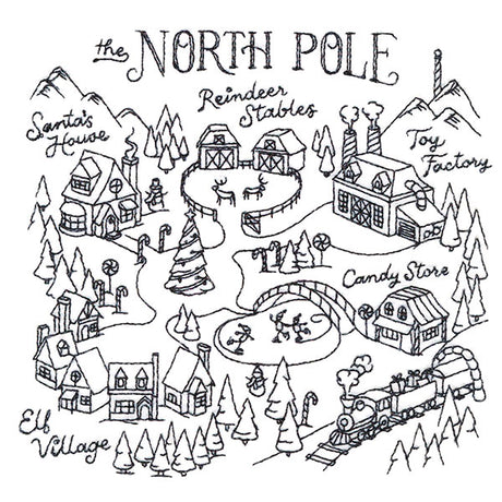 The North Pole Map