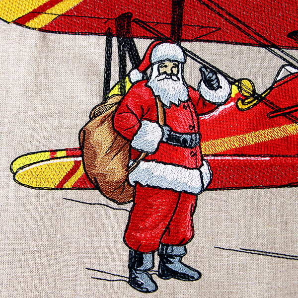 Flying Christmas Santa