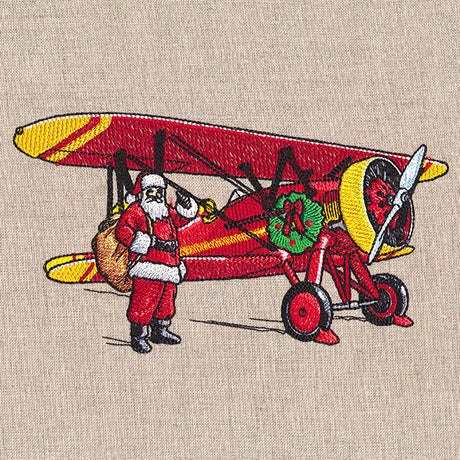 Flying Christmas Santa