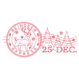 Reindeer Express Stamp
