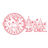 Reindeer Express Stamp