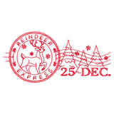 Reindeer Express Stamp