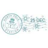 North Pole Station Stamp