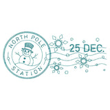 North Pole Station Stamp
