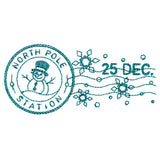 North Pole Station Stamp