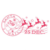 Santa's Flight Mail Stamp