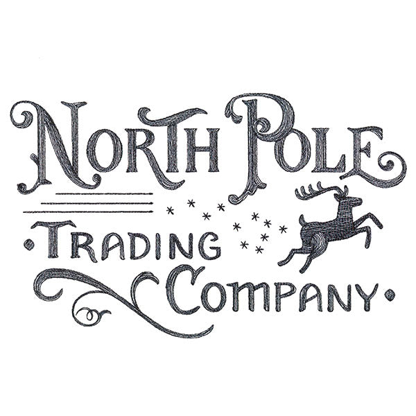 North Pole Trading Company Market Sign