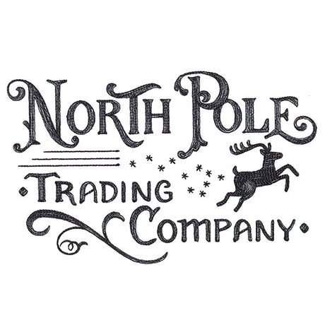North Pole Trading Company Market Sign