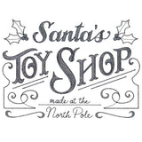 Santa's Toy Shop Market Sign