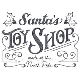 Santa's Toy Shop Market Sign