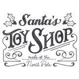 Santa's Toy Shop Market Sign