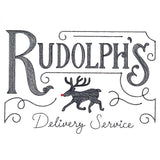 Rudolph's Delivery Service Market Sign