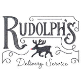 Rudolph's Delivery Service Market Sign