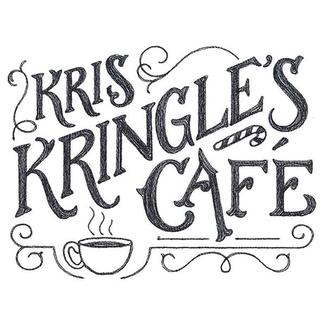 Kris Kringle's Cafe Market Sign