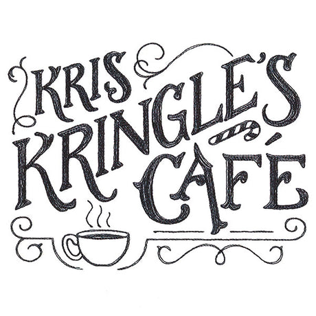 Kris Kringle's Cafe Market Sign