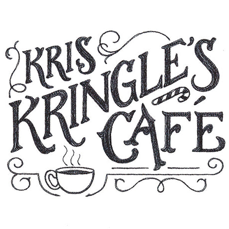 Kris Kringle's Cafe Market Sign