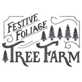 Festive Foliage Tree Farm Market Sign