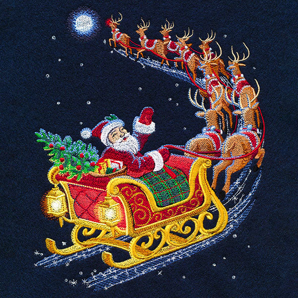 Santa's Starlit Flight