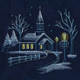 Frosted Church Scene