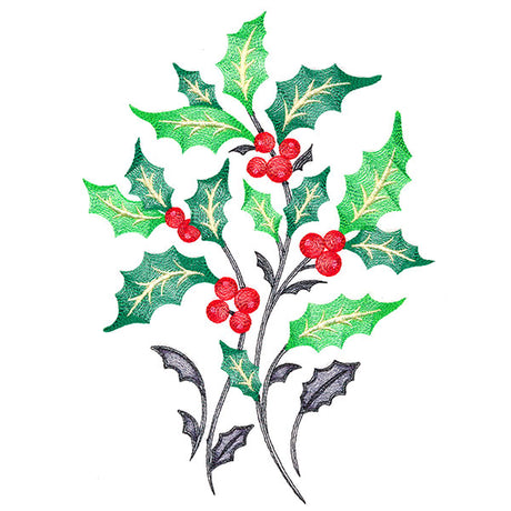 Festive Flourishing Bouquet - Holly