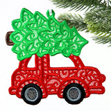 Fancy Retro Christmas Car Ornament (Lace)