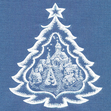 Christmas Village Scene