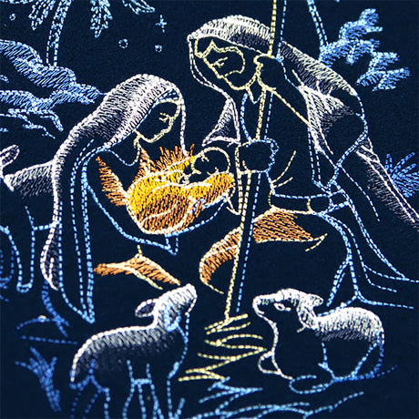 Shining Holy Family Scene