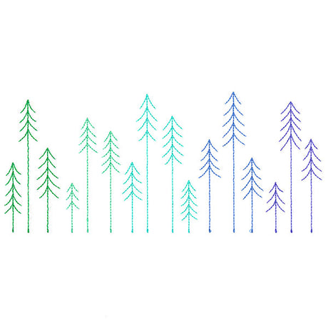 Spectrum of Winter Forest